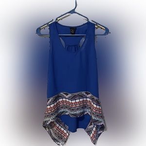 Asymmetric Summer Top. Size XS.
